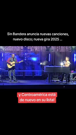 Conciertos de Sin Bandera en Centroamérica 2025