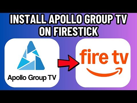 HOW TO INSTALL APOLLO GROUP TV ON FIRESTICK 2026! (FULL GUIDE)