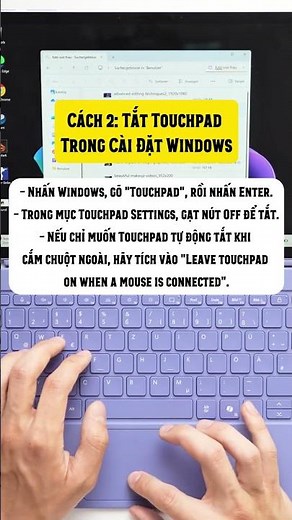 Cách Tắt Touchpad Trên Laptop Windows – Đơn Giản, Nhanh Chóng! #meohay #laptopwindows #tritienlaptop
