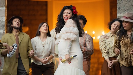 Watch a Pregnant Mon Laferte Perform in a Wedding Dress for 'Tiny Desk (Home) Concert'