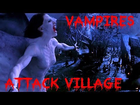 female vampire - village attack scene - Van Helsing HD