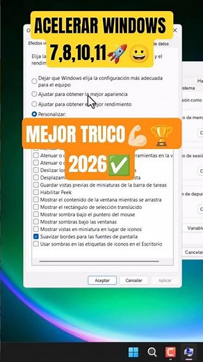 como ACELERAR Y OPTIMIZAR windows 7,8,10,11 2026✅ guia