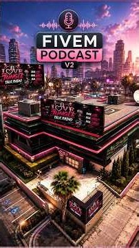 Fivem Podcast Studio V2 | Roleplay House Interior | CustomizePodcast Studio | Premium Podcast MLO