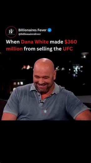 SUCCESS | BUSINESS | WEALTH on Instagram: "Dana White became the face of the UFC and is widely credited with helping revive and reshape modern combat sports. Under his leadership, the organization grew from a struggling promotion into a global powerhouse, redefining how mixed martial arts is marketed and consumed worldwide. In a landmark move, he sold a significant portion of his ownership to Abu Dhabi, giving up a 10 percent stake in the company. This deal alone brought in an extraordinary $360
