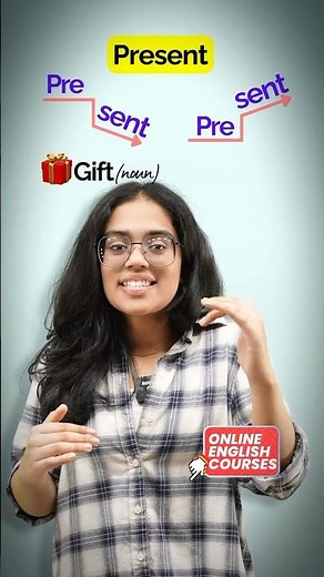 Syllable & Word Stress - Same Spelling Different Pronunciation #speakclearly #pronounce #letstalk