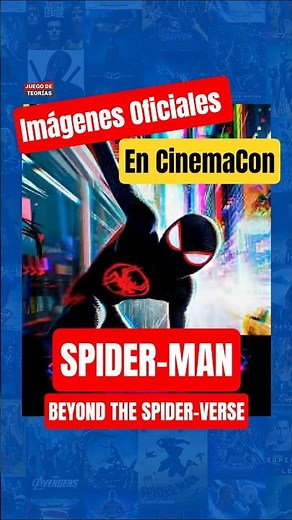 SPIDER-MAN: BEYOND THE SPIDER-VERSE | Nuevas imágenes CinemaCon #cinemacon #milesmorales