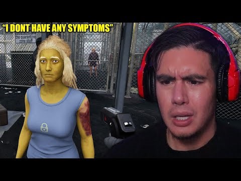 ZOMBIES ARE TRYING TO CONVINCE ME TO LET THEM IN TO A QUARANTINE ZONE BUT IM NOT DUMB (or am I)