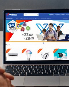 🎉 ¡La 19.a Feria Tecnológica Internacional ha llegado a Comtech! 🌐✨ Este año, Comtech trae las mejores promociones y ofertas exclusivas en tecnología para que modernices tu hogar u oficina. 📱💻 Desde smartphones hasta electrodomésticos, todo lo que necesitas está a un clic de distancia. ⚡ 🔍 Navega ahora en nuestra página web y descubre descuentos únicos en los últimos productos tecnológicos. ¡Aprovechá esta oportunidad y disfrutá de la feria! 🚀 🗓️ Te esperamos del 23 al 29 de Septiembre 📖