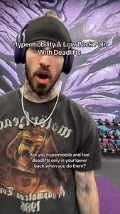 Hypermobility & Low Back Pain With Deadlifts Remember to keep spine neutral, spine stacked over hips, abs braced and lats engaged. You should not feel low back doing the work! The legs should be doing the work while the upper body is a statue! Hope this video was hefpfull Questions or comments? Leave them down below! Thank you for the support! Have a lovely day! #lowbackpain #lowbackpainrelief #hypermobility #ehlersdanlos #hypermobileehlersdanlossyndrome | Brandon Blinn