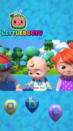 ABC Song with Balloons #Shorts | CoComelon Nursery Rhymes and Kids Songs #nurseryrhymes #usashorts