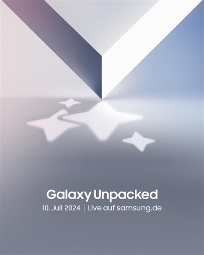 Erlebe das #SamsungUnpacked live am 10. Juli 2024 und finde heraus, wie du deine Geschichte mit #GalaxyAI erzählen kannst. | Samsung
