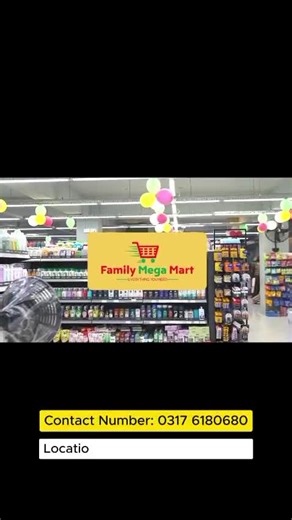 Everything You Need Under One Roof! Shop quality products at Family Mega Mart Islamabad. Location: D-12 Markaz, Islamabad Contact Number: 📞 0317 6180680 #familymegamart #Shopping #shopsmarter #BestDeals #shopsmarter