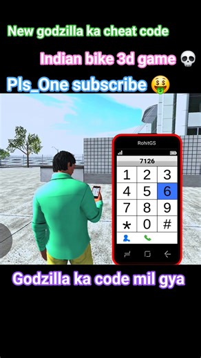 New godzilla ka cheat code 😈 indian bike 3d game (2025)