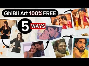 5 free ways to ghiblify image | how to giblify image for free | chat gpt image generation #ghibli