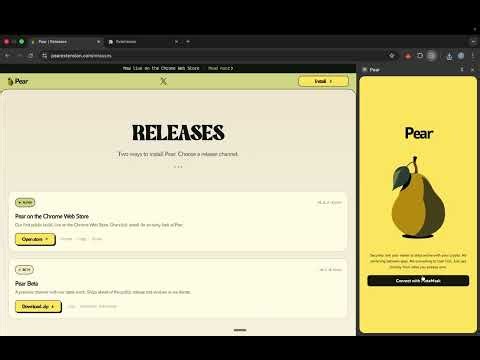 How to manually install Pear (Beta)