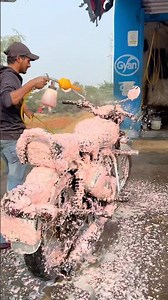 A K BHAI AUTO GARAGE KANTI #bikecleaning #automobile #motorcycle