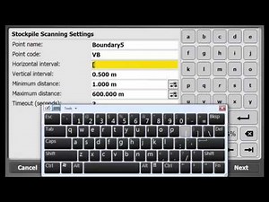 Trimble SCS900: Stockpile Scanning