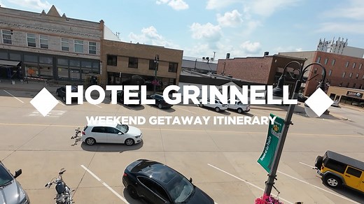 1K reactions · 228 shares | Discover Grinnell, Iowa: A Small-Town Gem located an hour east of Des Moines. With a walkable downtown filled with locally owned shops and restaurants, abundant recreation activities, and a one of a kind historic boutique hotel stay. Here's a look at an itinerary for your next visit to Grinnell! https://www.hotelgrinnell.com/ | Hotel Grinnell | Facebook