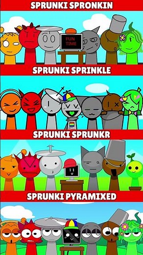 Incredibox Sprunki Spronkin VS Sprinkle VS Sprunkr 2.0 VS Pyramixed *MIX VERSION*