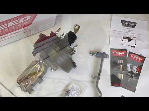 Power Disc Brake Conversion Kit for 67-69 Ford Mustang with an Automatic Transmission - LEED Brakes