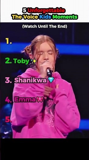 Top 5 Most Incredible Talents on The Voice Kids – #1 Will Shock You!