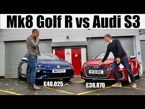 2022 GOLF R vs NEW S3 - is the VW worth paying MORE for than the 'premium' AUDI? VW Golf R Audi S3