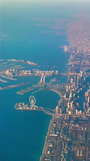 Flying Over Dubai 🇦🇪 | Stunning Aerial Views in 4K #Shorts