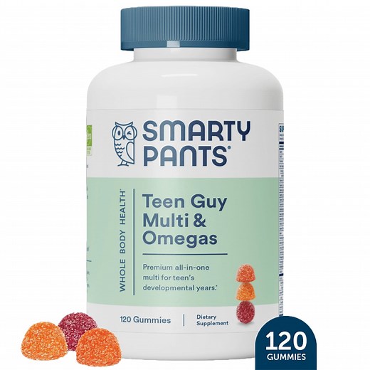 Smartypants Teen Guy Multi and Omegas Whole Body Health - 120 Gummies