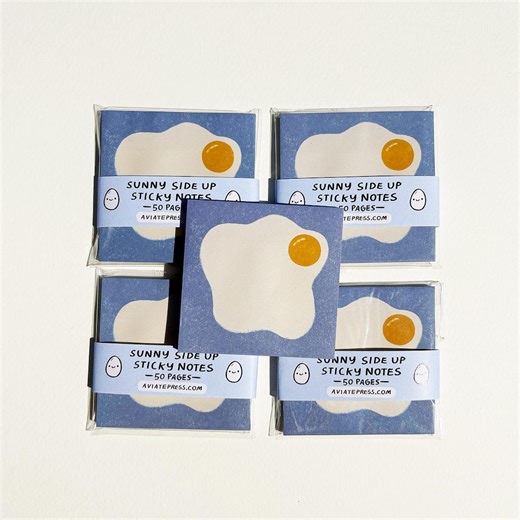 Egg Sticky Notes, Kawaii Office Accessories, Teacher Gift - Etsy