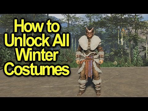 All Winter Costumes | How to Unlock them | Flint Fang Claw | Soulmask
