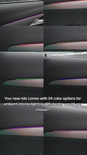 Buick Envision: 54 Color Ambient Lighting Options