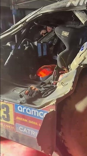 Así quedó el COCHE de LAIA SANZ tras dar vueltas de CAMPANA en la ETAPA 1