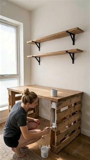 Beautiful DIY Home Office Transformation