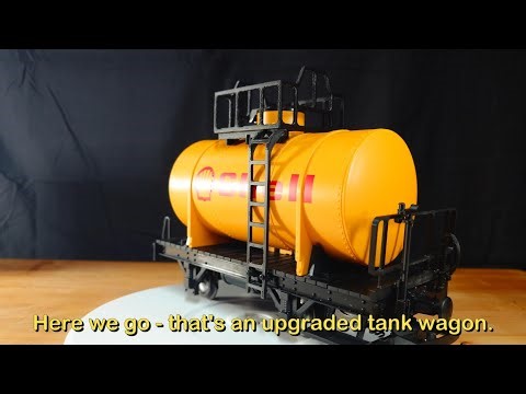LGB Toy Train Shell Tank Wagon Upgrade - full video #jaungaujaline #modelengineering #lgbtrains