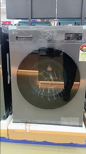 LG 9kg smart front load washing machine #electronics #machine #demo #model #viral #short