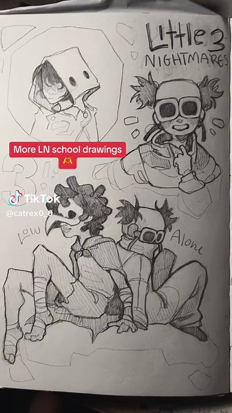 Little Nightmares Fanart and School Drawings Collection