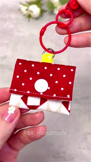 45K views · 620 reactions | Sewing IdeasEasy Diy Keychain From Fabric Scraps #reels #diy #sewing #sewingprojects #keychain #giftideas #sewingideas #sewingmachine #diyprojectsideas #fabricscraps #pkhandmade | P&K Handmade | Facebook