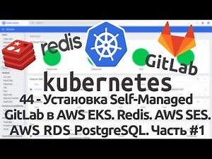 44 - Установка self-managed GitLab в AWS EKS. Redis Sentinel. SES. RDS PostgreSQL. ArgoCD. Часть #1