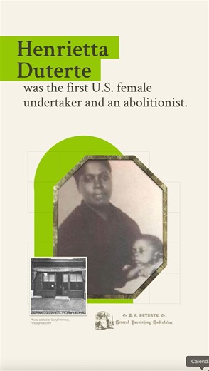 As we commemorate the 250th anniversary of the United States, we’re honoring the story of Henrietta Duterte, the first female undertaker in the US, and a woman who hid freedom seekers in coffins as part of the Underground Railroad. Every family makes a mark. Discover how your ancestors helped shape the country we know and how records bring their story to life: https://www.ancestry.com/t102598/rd.ashx?ancid=w21598in25&utm_medium=social&utm_source=facebook&utm_campaign= | Ancestry