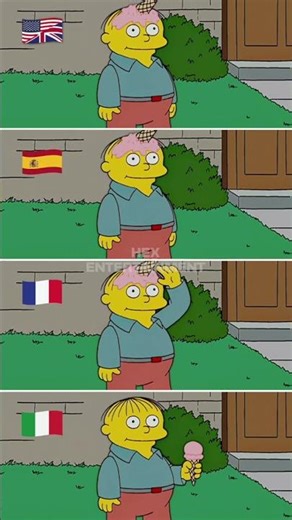 “I'm a Unitard! in different languages #thesimpsons