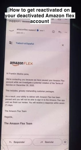 how to reactivate amazon flex app #amazondelivery #reactivated #deactivate #amazonflex