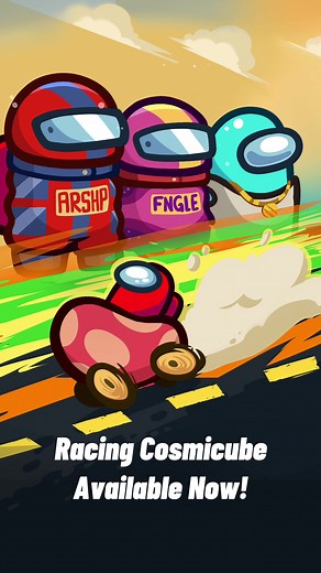 Racing Cosmicube in Among Us - New Update v16.1.0!