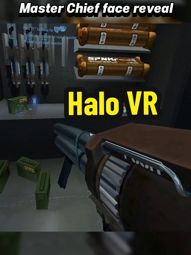 Master Chief's Face Reveal in Halo VR Combat Evolved