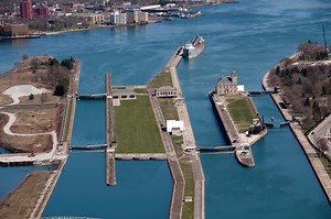 New $922M lock under construction at the Soo