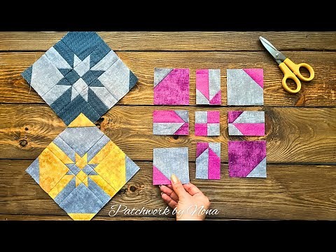 You’ll Be Amazed at How Easy and Beautiful This Star Block Is! 🌟