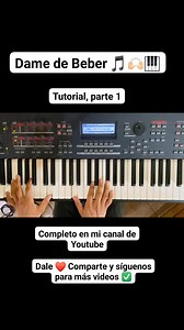 Dame de Beber 🎵🎹🔥 #music #melody #piano #pianistaadorador #pianotutorial #reelsviralシ #reelsfypシ #chords #acordes #pianista | Pianista Adorador
