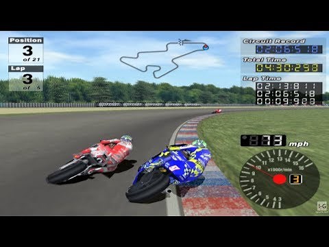 MotoGP 3 - PS2 Gameplay (1080p60fps)