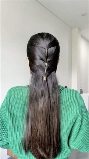 Elegant half up every girl can do 🤗 #hairstyles #halfup #tutorial