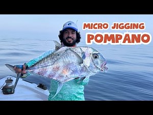 How to catch African Pompano! | 🎣 Landing a Giant African Pompano on Micro Jigging Gear!