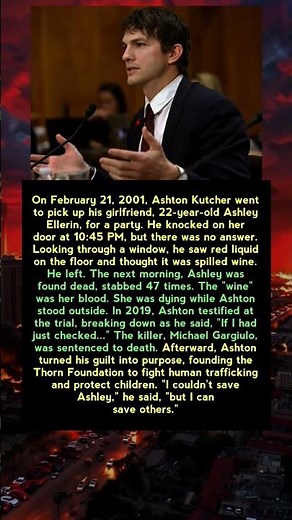 "Ashton Kutcher's Regrets and the Ashley Ellerin Tragedy That Changed His Life Forever"